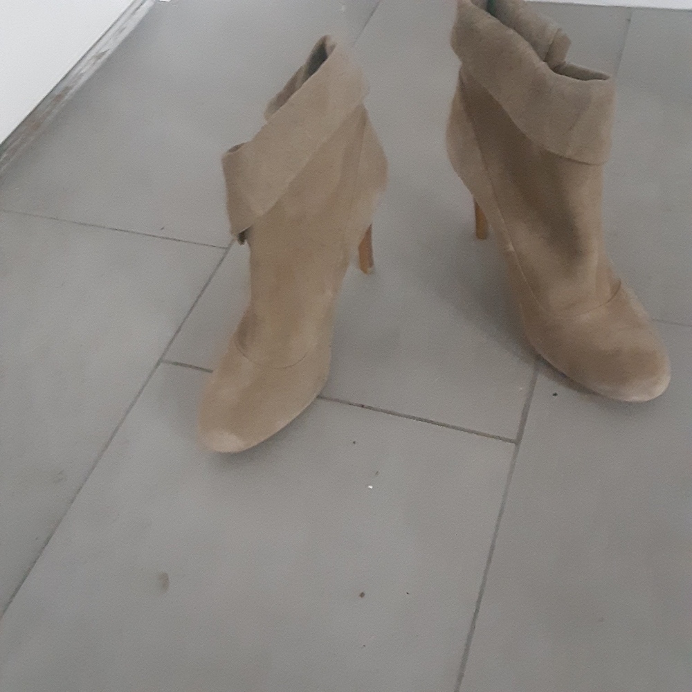 Coach Suede Tan Ankle Boots